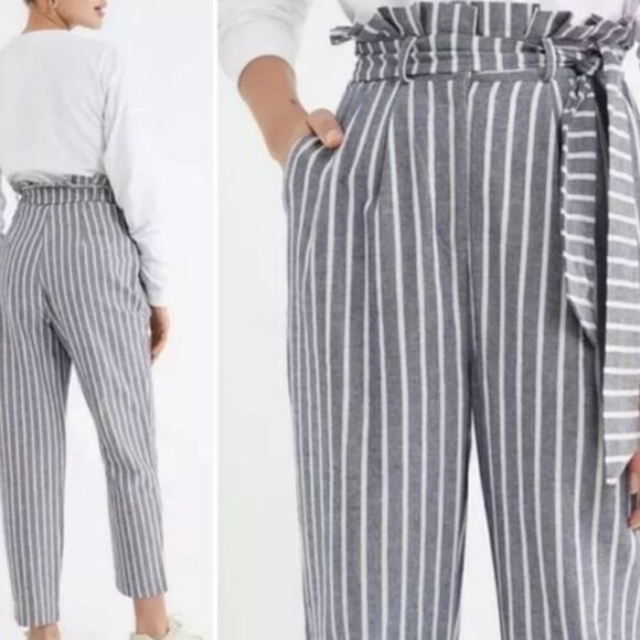 Topshop gray pull on pants size 4 - Picture 2 of 8